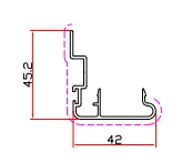 
6063 T5 aluminium profile manufacturer in china window and door aluminum profile in foshan 
