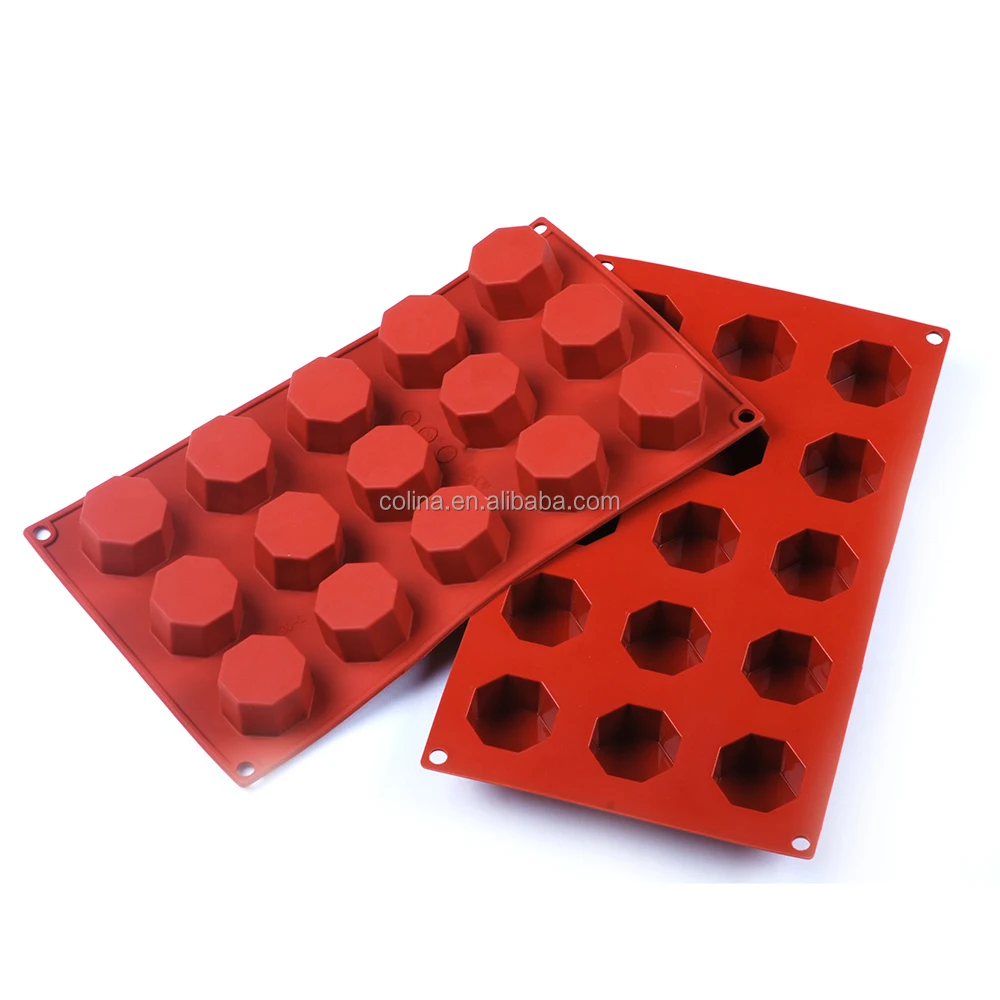 
Silicone Cake Mould regular octagon shape silicone cake pan silicone chocolate mould 