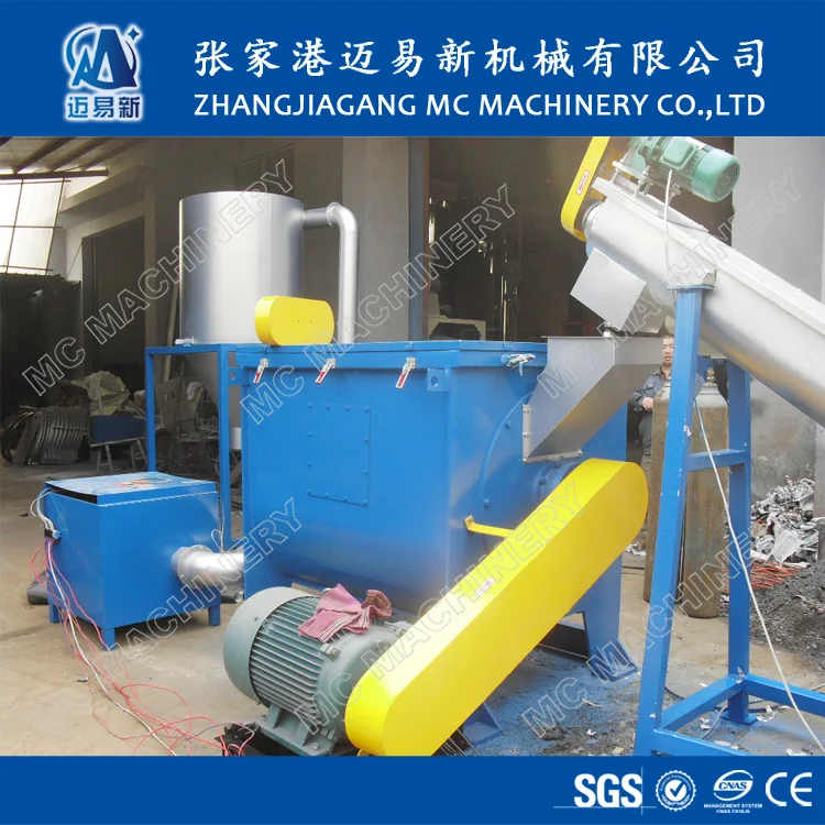 Waste PP PE Film bags Washing and recycling Machine Line