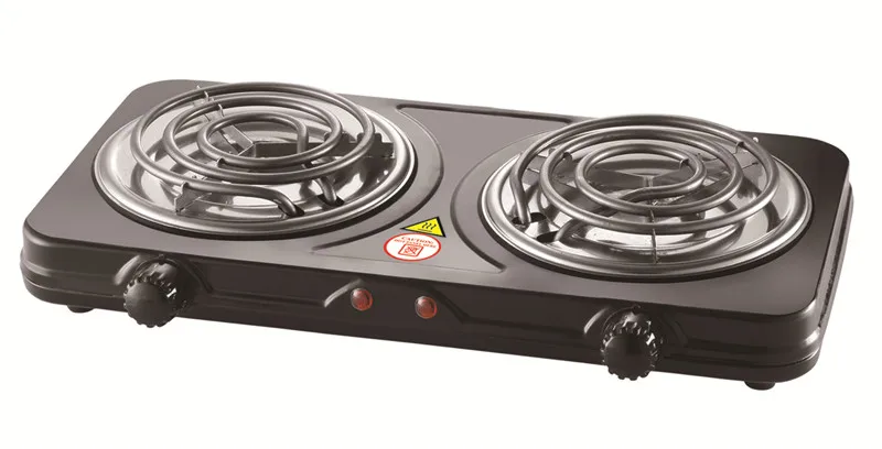 2KW Double Spiral Hot Plate Cheap Stove 110v Hot Plate Egg Cooker Cocineta Electrica Roast Beef Stove Electric Metal OEM 2000W