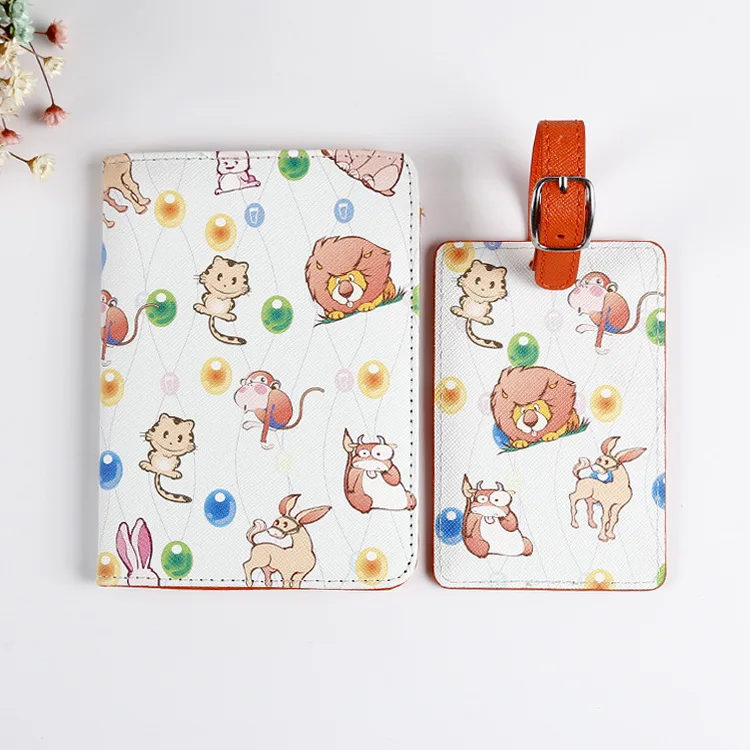 rfid blocking passport holder passport holder leather wallet passport case with tag