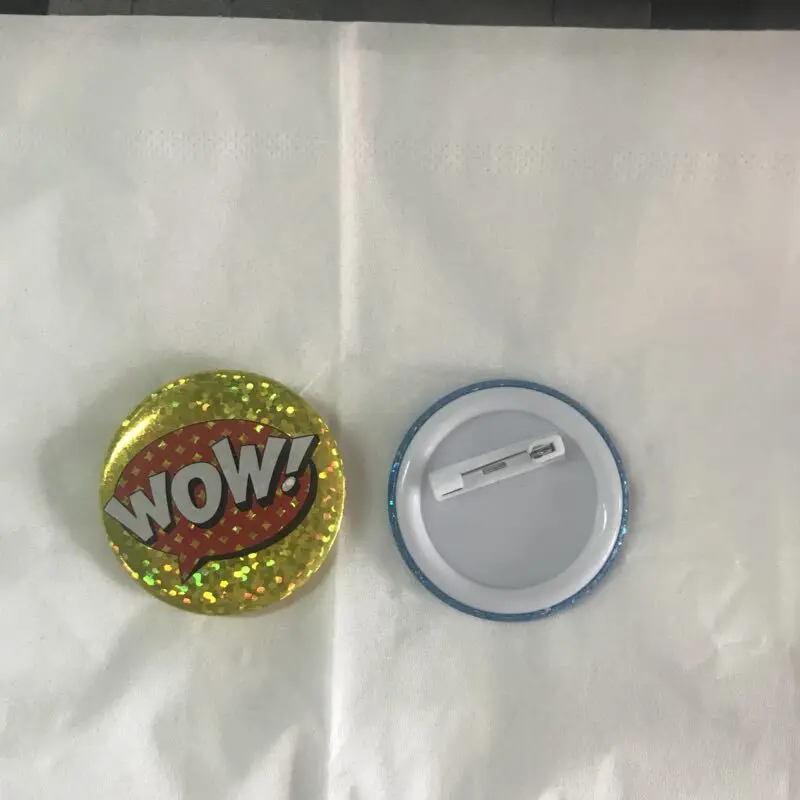 Custom Designed Tinplate Badge Factory Made Laser Printed Logo Pin Badges Metal Home Decoration Antique Style