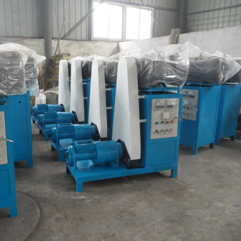 Best price rice straw charcoal briquette making machine