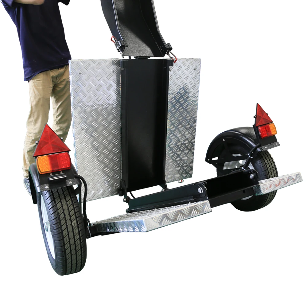 Single Rail Galvanized Motorcycle Trailer Small Foldable Folding Other Trailers Ecocampor Aluminum OEM-014 4.80-12' (OEM) Steel
