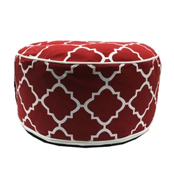 Inflatable Ottoman  Round Patio Foot Stools and Ottomans  Portable Travel Footstool