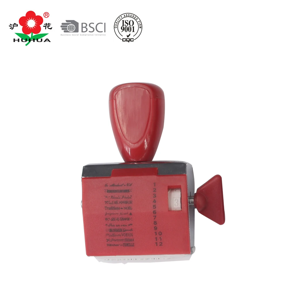 Office Text Roller Rubber Stamp