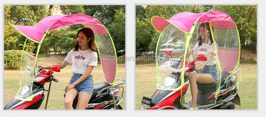 windproof electric bike umbrella scooter bicycle Outdoor Beach Bike Rain electrical bike umbrella