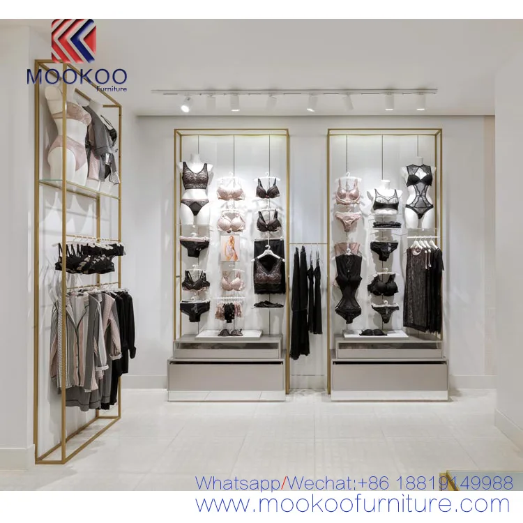 Bra Display Design Lingerie Interior Underwear Shop Display Shelves