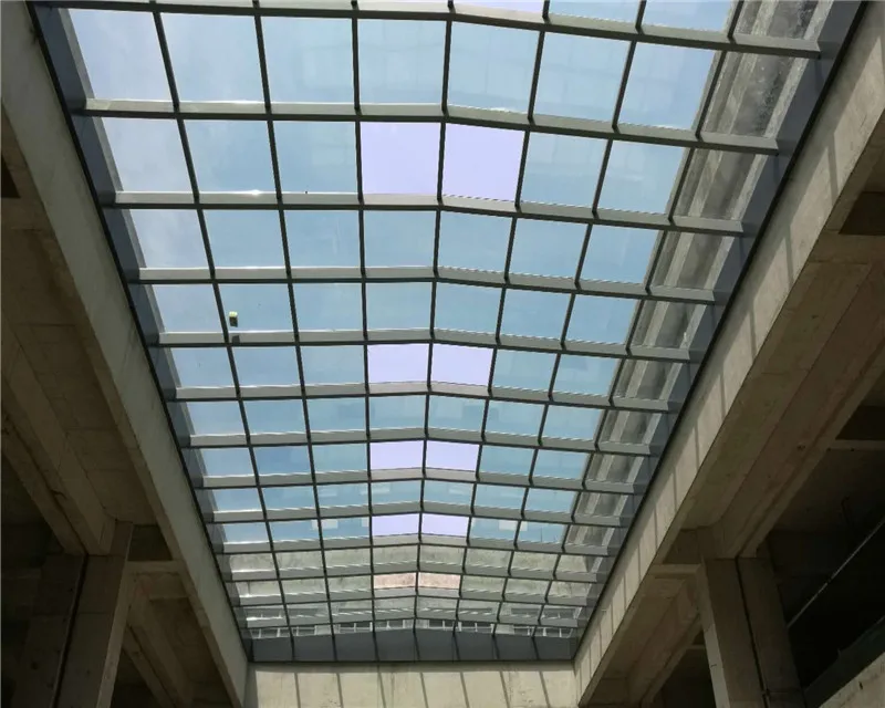 Легкая стальная конструкция, стеклянные кровельные панели, цены от китайского производителя