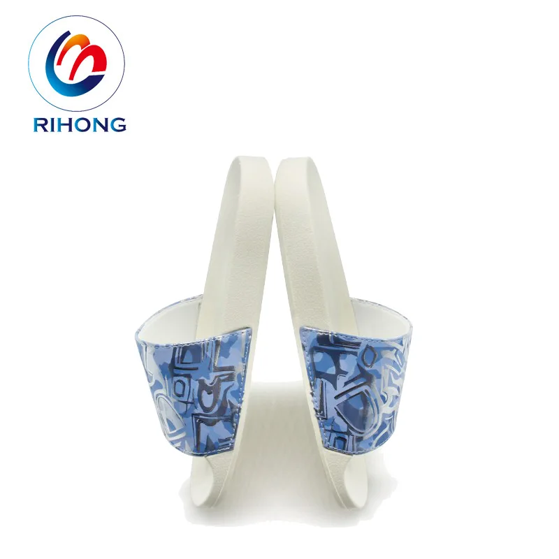 new arrival top quality with big size rubber pu sole slide sandal custom brand logo men women designer slippers