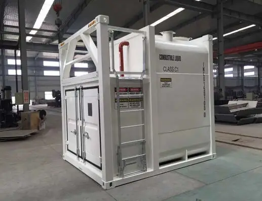 
10ft ITR Series Self Bunded Tank Container, double walled tank 