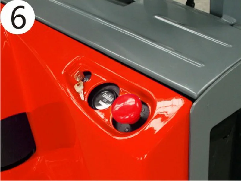 
1.2Ton высокого подъема высоты 5 м электрический штабелер (ES12-12WA) 