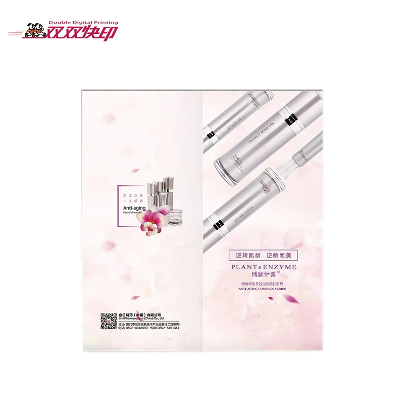 Custom Printing High Quality Watches Jewelry Instructions Folding Pages Brochure Flyers Business Offset Printing