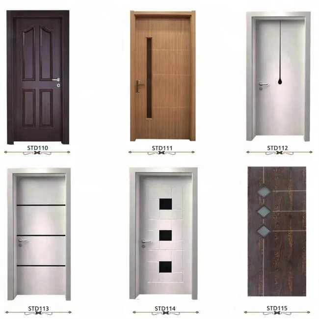 Водонепроницаемая Заводская поставка сотовая бумага ПВХ ламинат 40 мм rfl дверь для ванной цена Бангладеш со стеклом