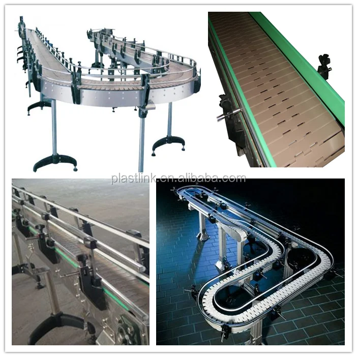 PL  Top quality Slat Stainless Steel glass bottle chain conveyor