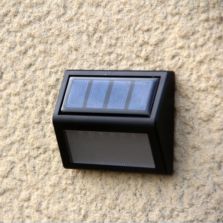 
ruocin solar Outdoor Garden Solar Light Pole For Outdoor solar fence light solar stair light with 6pcs LED 