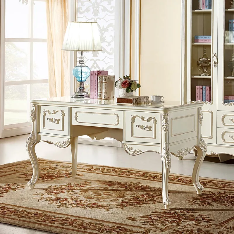 european style office furniture accessories wooden study table for study room