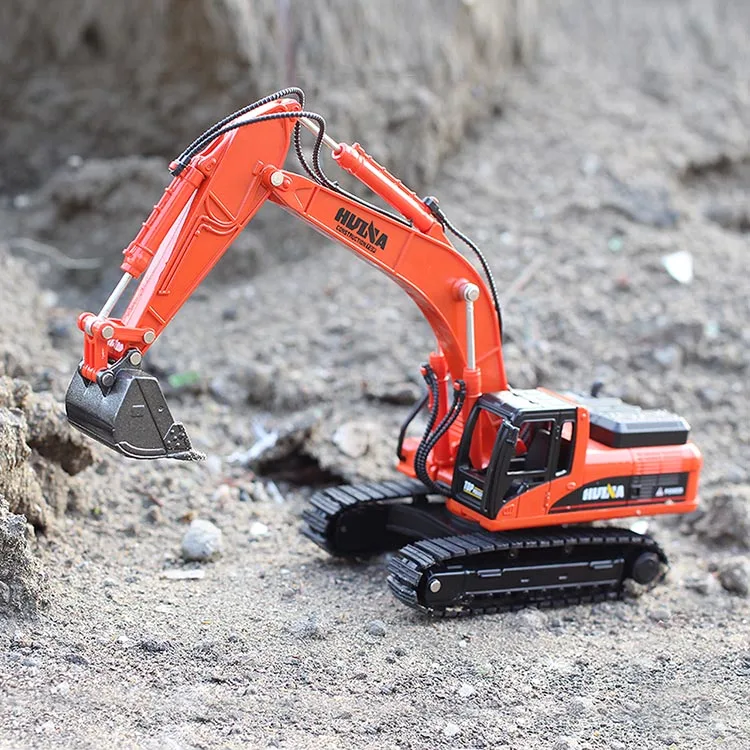 china children mini metal electric tractor crawler toy rc excavator for sale