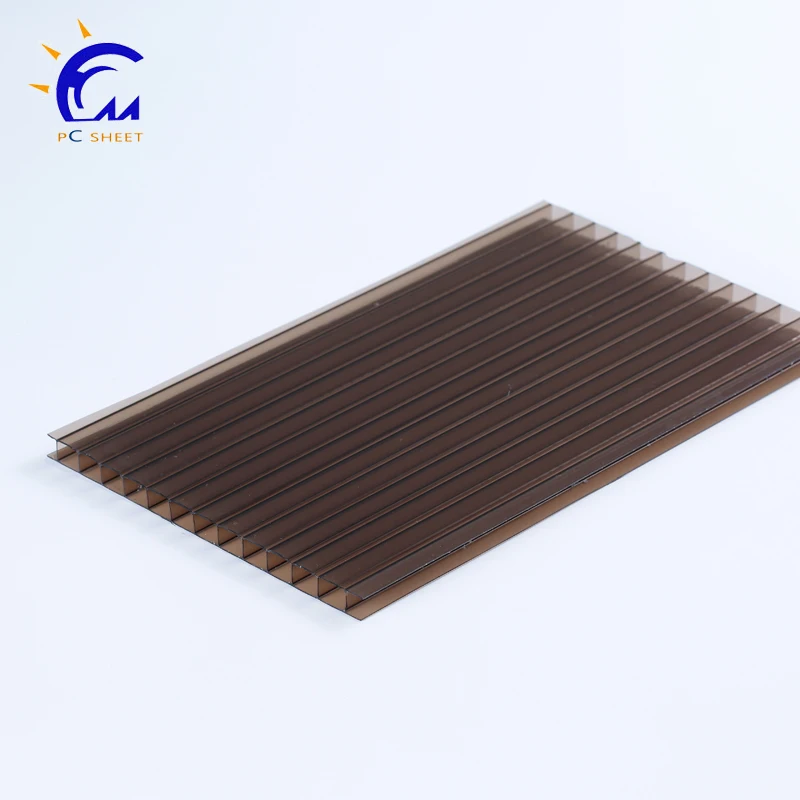 multiwall polycarbonate sheet 6mm flat roof greenhouse