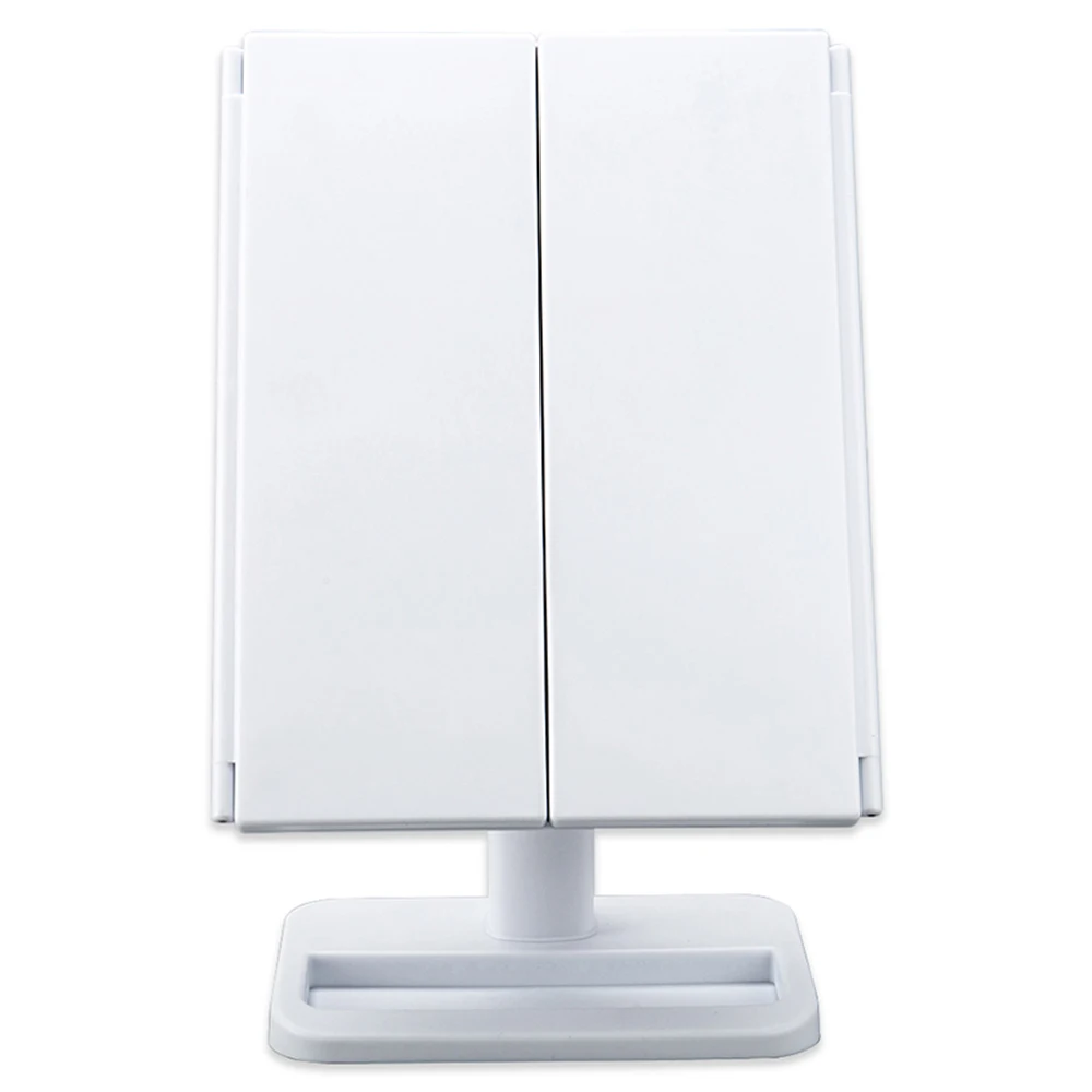 Tri-folding 3 Way Cosmetic Lighted LED Magnification Makeup Vanity Magnifying Mirror With 2X 3X Lights Make up Magnifier