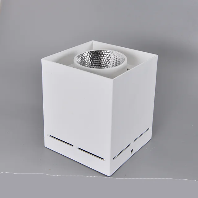 ceiling square surface down light 20 watt Quartet Surface mounted square cob 18 watt led downlight With CE RoHS