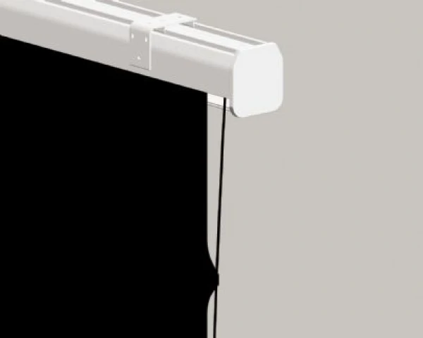 Automatic Pull Down Projector Screen 100 Inch 4:3 Electric Tab Tension Projetion Screen For Home Cinema