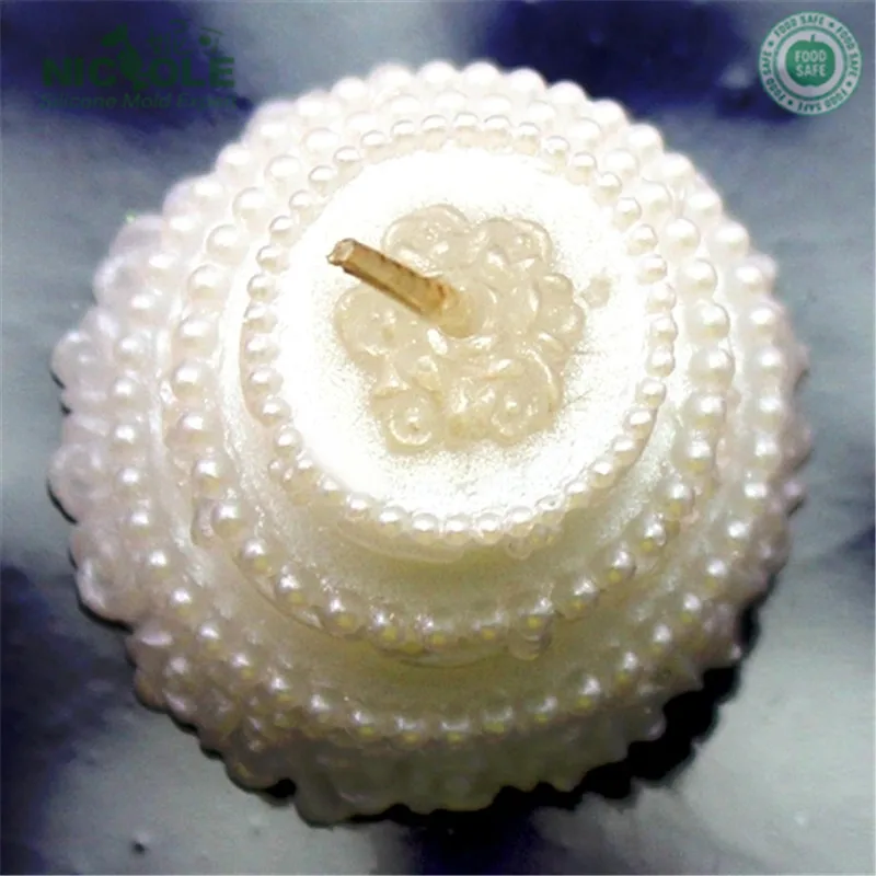 Nicole Wedding Cake Cheap Silicone Molds Candle Making DIY Silicone Soap Molds Form