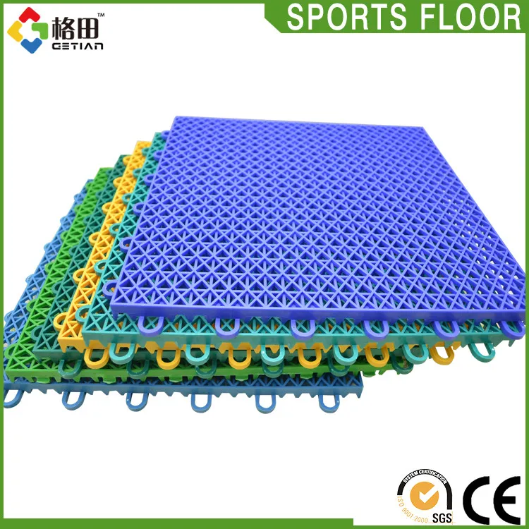 Quality guarantee pp interlocking basketball field