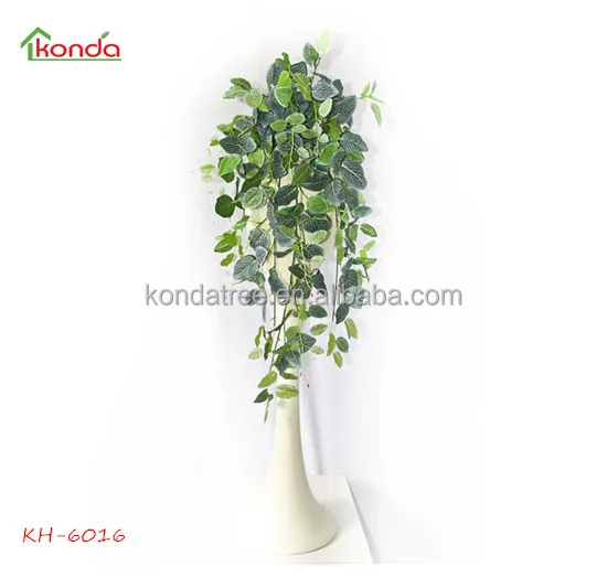 Лидер продаж искусственные Подвесные Растения пластиковые листья для украшения сада и дома