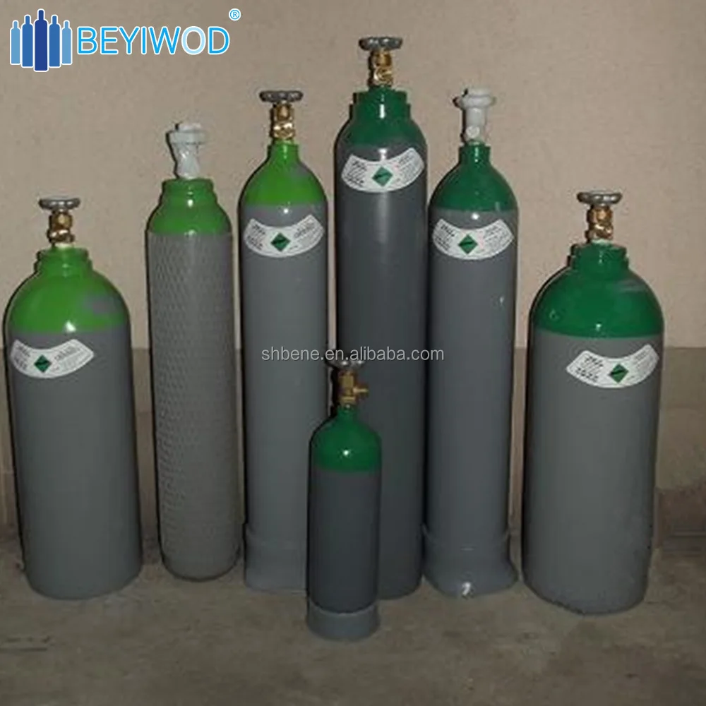 2L 5L 6.7L 8L 10L 13.4L 20L CO2 Cylinder Mixed argon Steel Gas Cylinder
