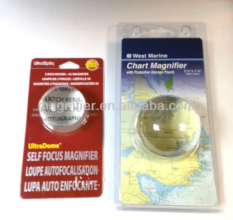 2in Magnifying Glass Paperweight Acrylic Dome Magnifier for Souvenir