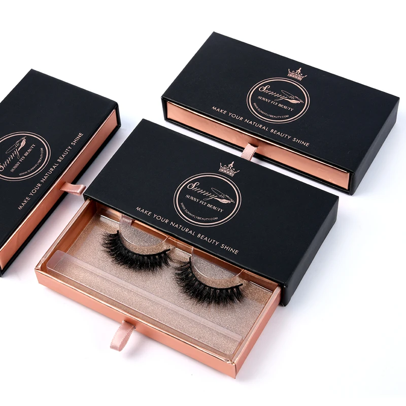 
Wholesale private label custom acrylic lash package box for eye lashes 