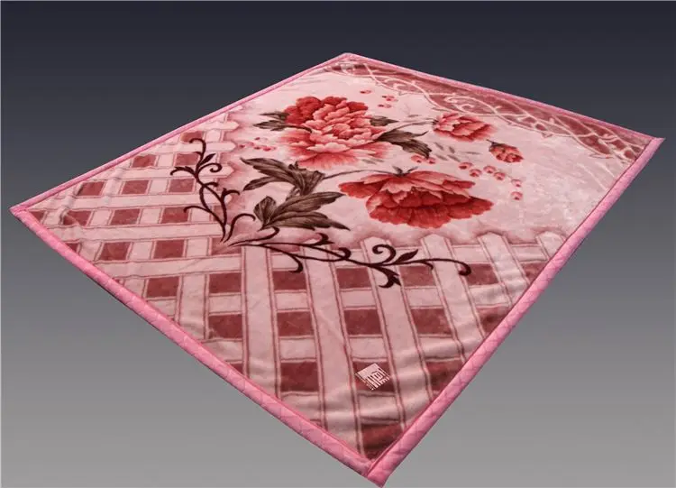 
heavy warm blanket for winter double layer blanket king deer cashmere 