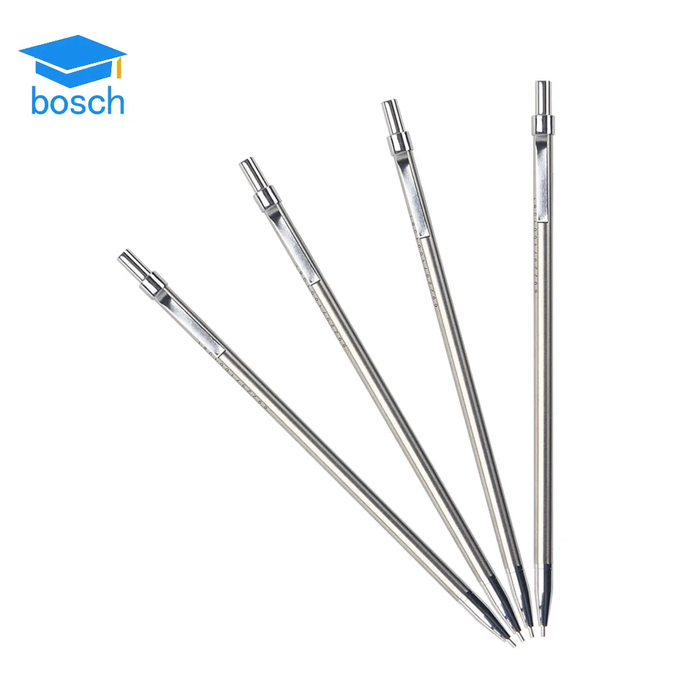 Fancy silver color slim thin Metal Mechanical Pencil