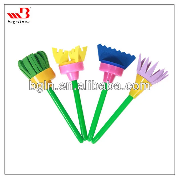 EVA sponge painting brush for kids DIY painting