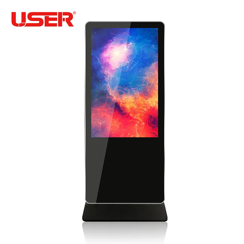 49' floor standing Android  digital signage and advertising display