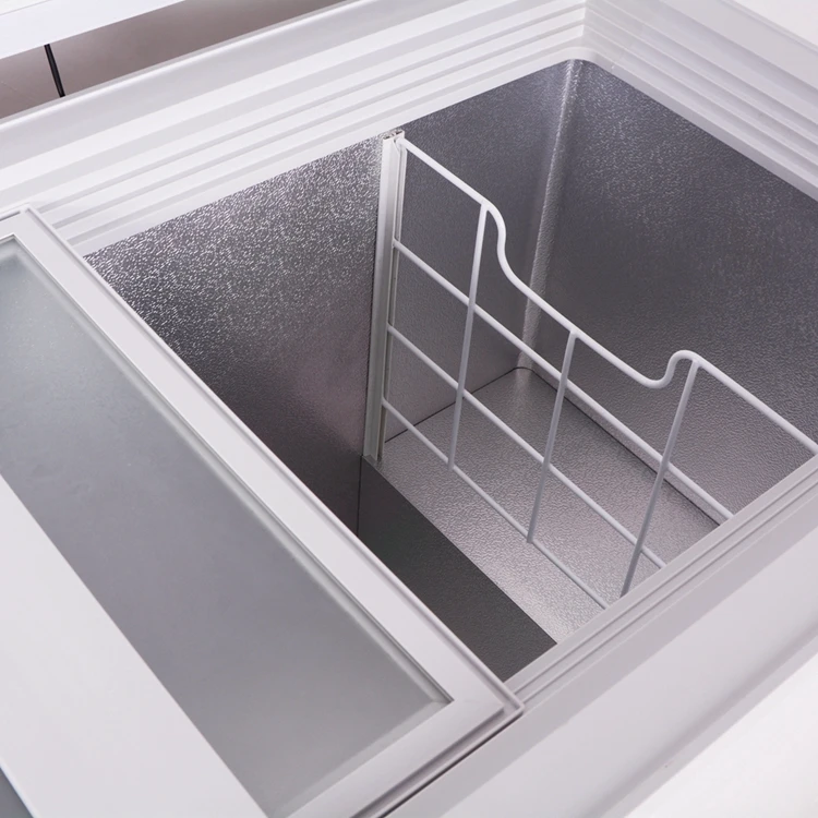 solar powered commercial use deep freezer with big compressor