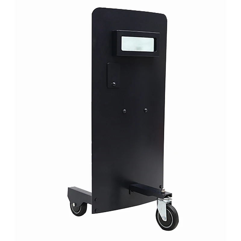 Wheel Type steel bulletproof bullet proof Ballisitc Shield with windshield glass window for sale