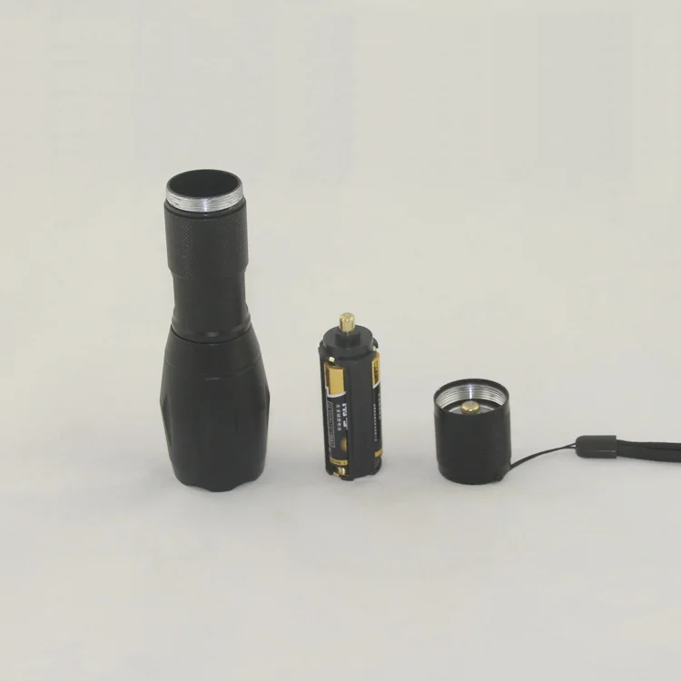 
high power zoomable portable waterproof tactical led flashlight 