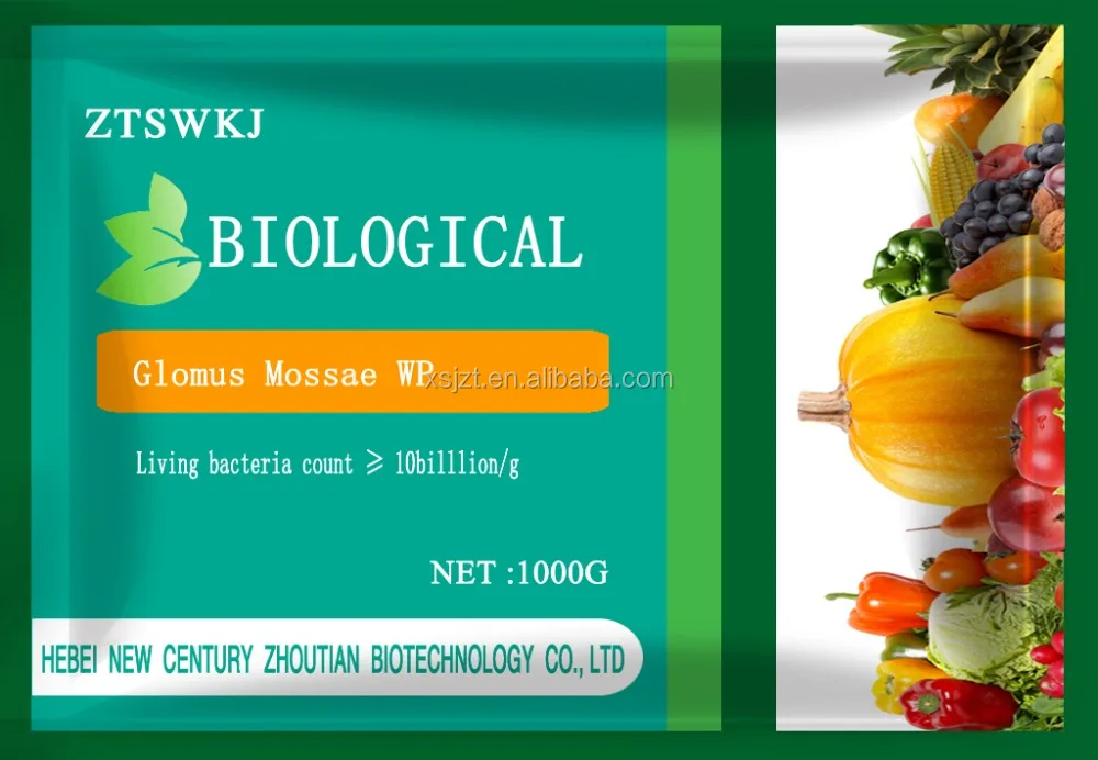 
microbial fertilizer zhoutian factory price Glomus Mossae WP 