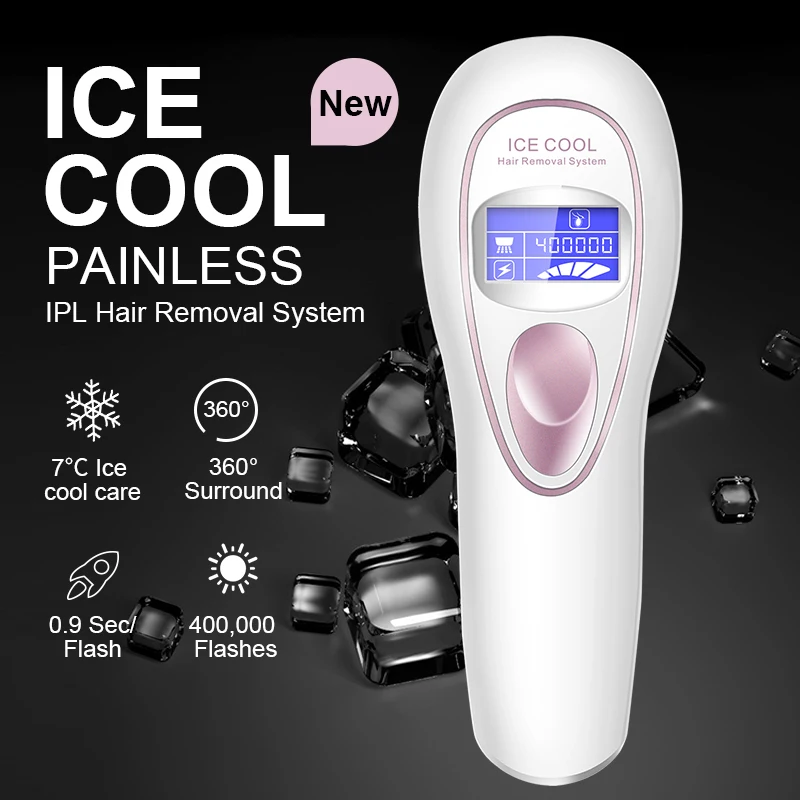 
Portable Touch Screen Home Use Mini IPL Laser Hair Removal with Quartz Flash Lamp 