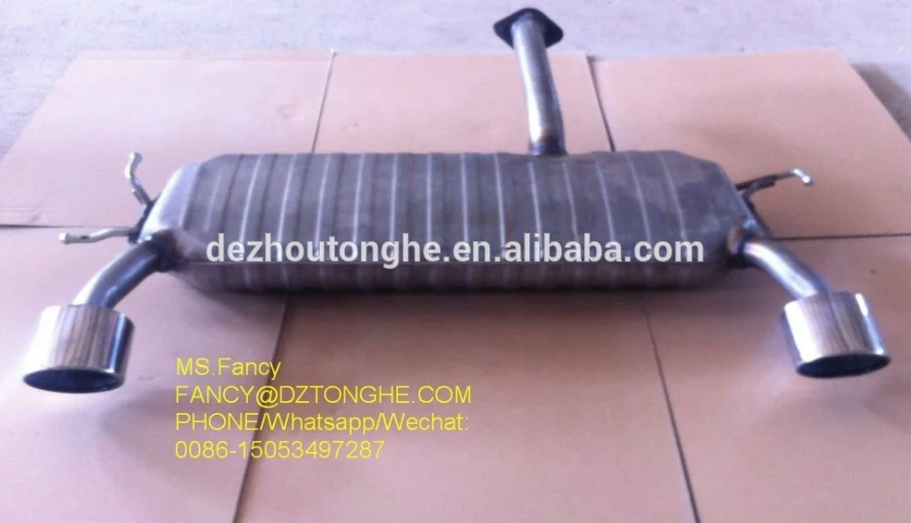 409 stainless steel Car exhaust muffler /silencer tuscon / Sportage exhaust muffler