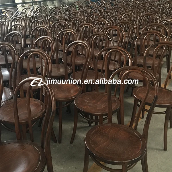 Antique Vintage Bentwood French Style Banquet Living Room Solid Wooden Dining Thonet Chair For Wedding Reception