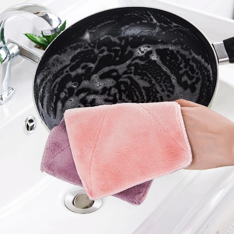High quality microfiber fabric kitchen quick dry cleaning cloth duster cloth