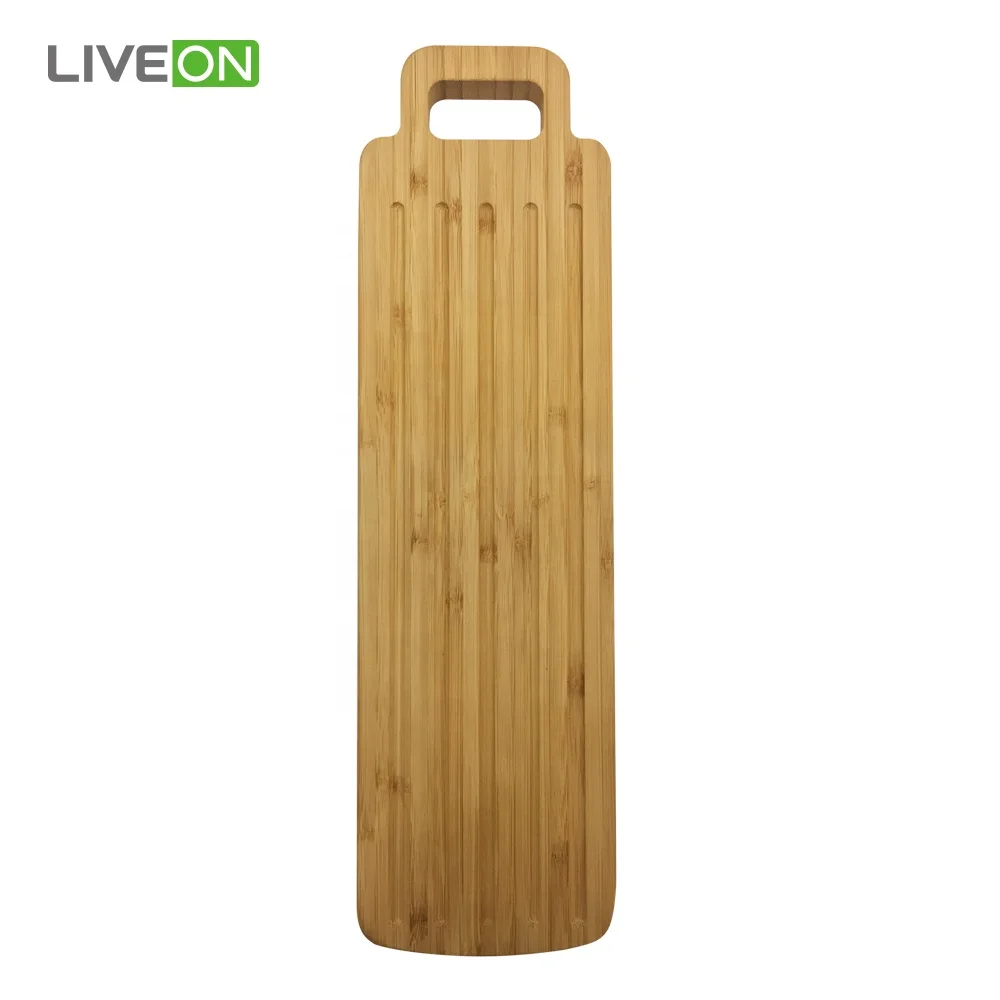 Bamboo Bread Cutting Board With Knife