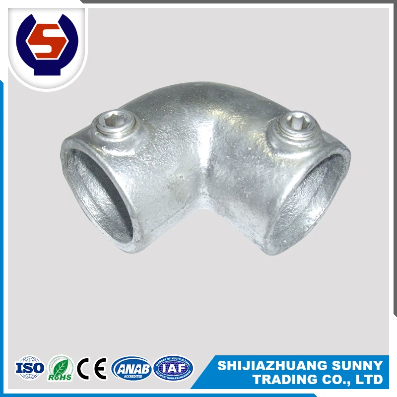 Fastener Pole Galvanized Steel Malleable Iron Pipe Clamp