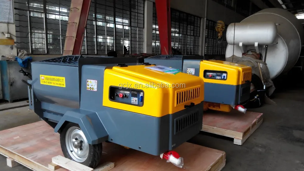 60L/min Hydraulic sand mortar pump cement plastering mixing machine for sales