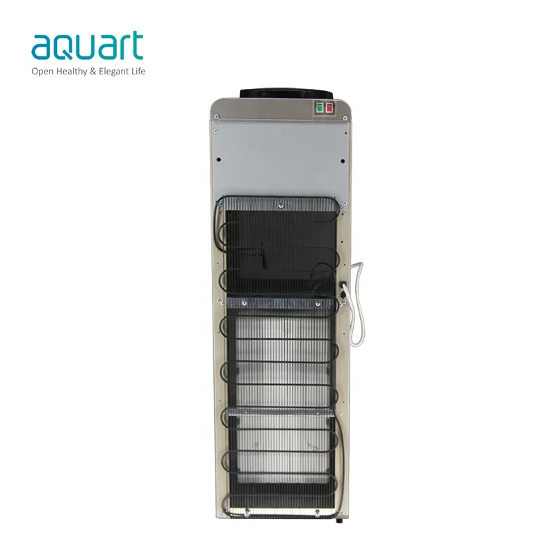 Compressor Cooling Top Loading Water Dispenser Hot and Cold Water Dispenser with Children Safety Lock Electric Stand Plastic 500