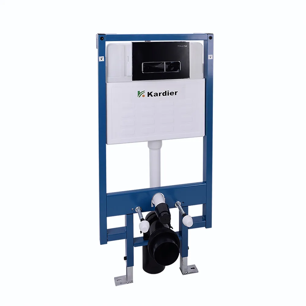 Australia standard toilet concealed water cistern with push button for wall hung toilet bowl