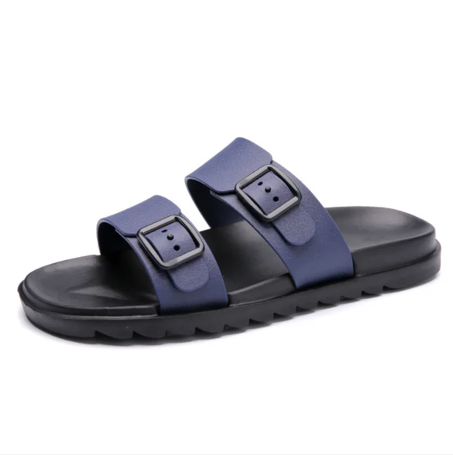 w882 summer man shoe black beach slipper